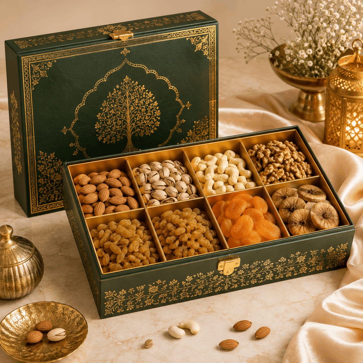 Decorative dry-fruit packaging